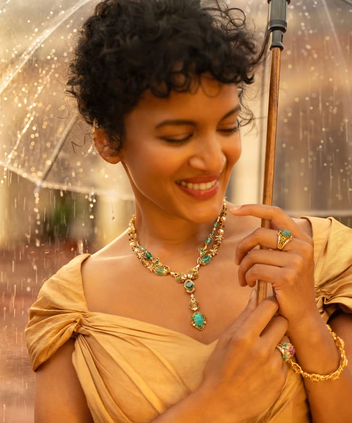 Zoya Rasika Serene Heart Necklace