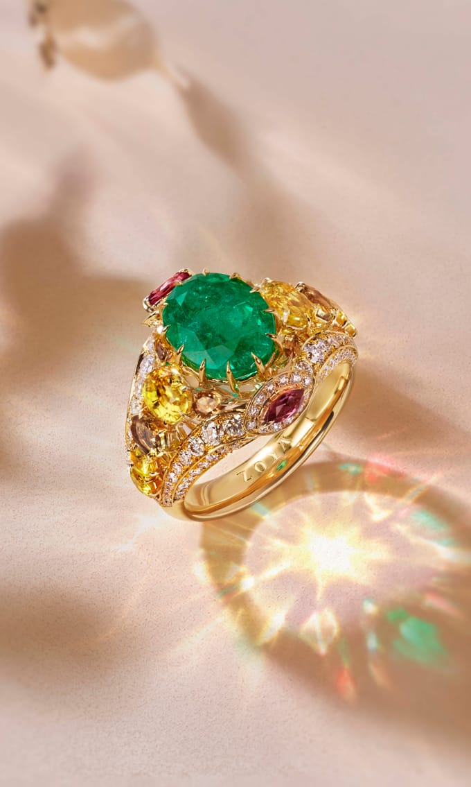 Zoya Rasika Serene Heart Ring