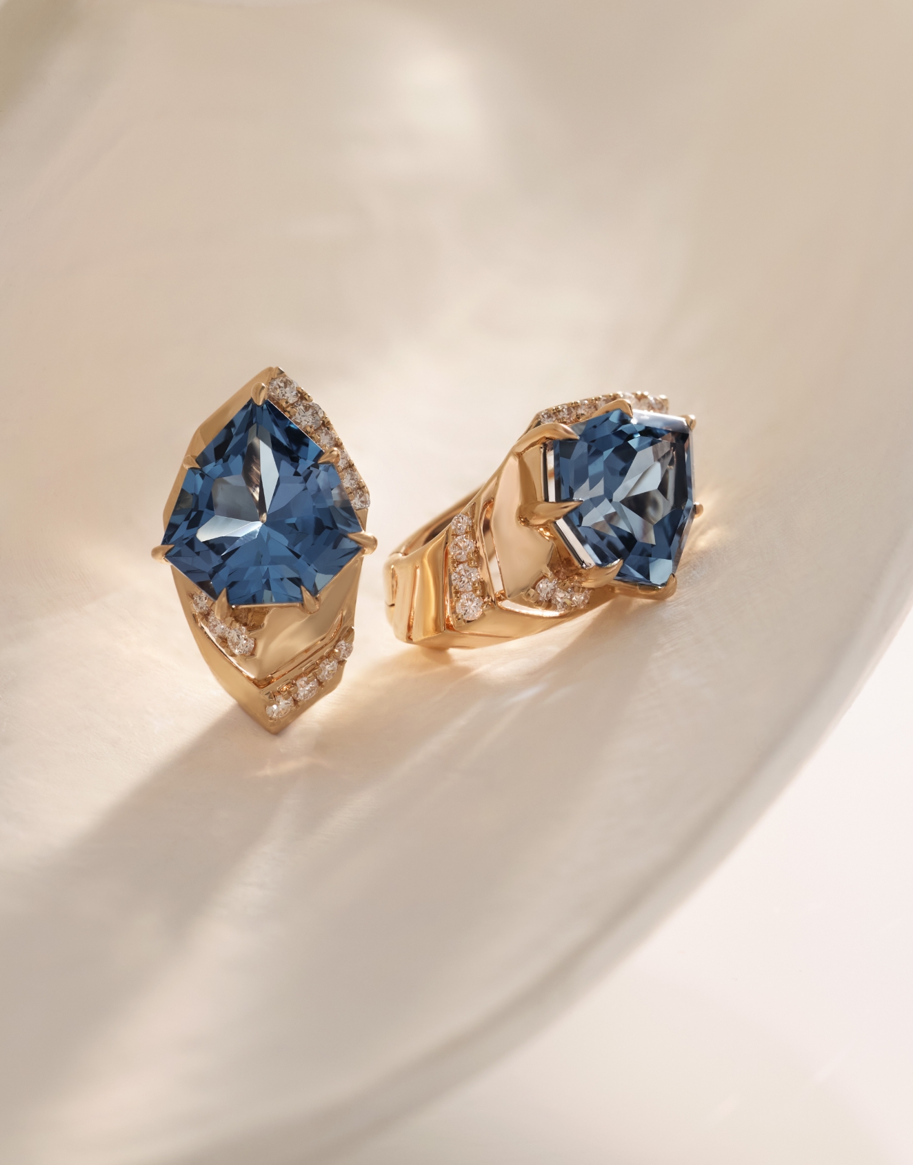 Poise Deep Topaz Earrings