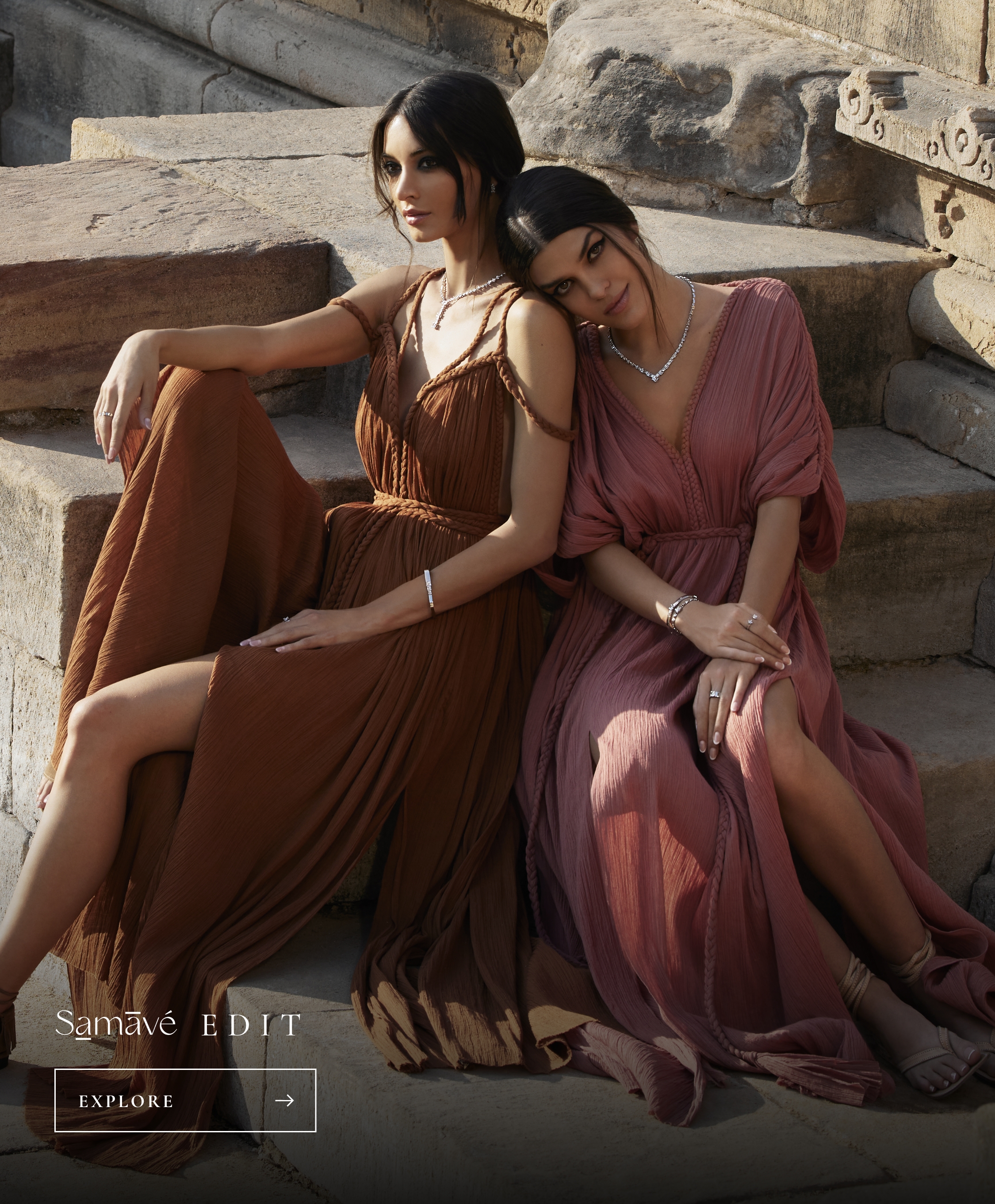 Samave by Zoya diamond jewellery inspired by Indian stepwells