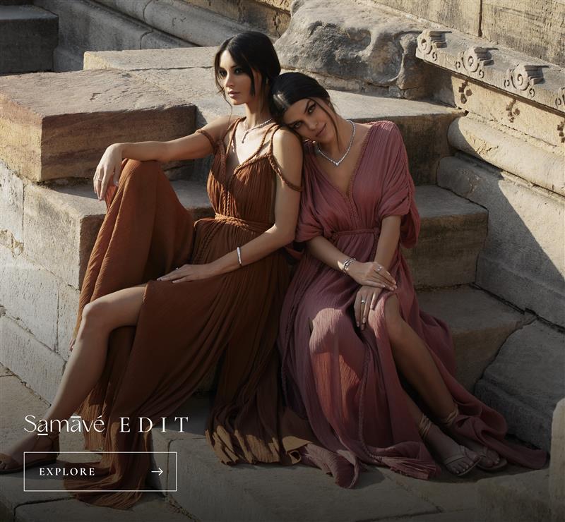 Samave by Zoya diamond jewellery inspired by Indian stepwells