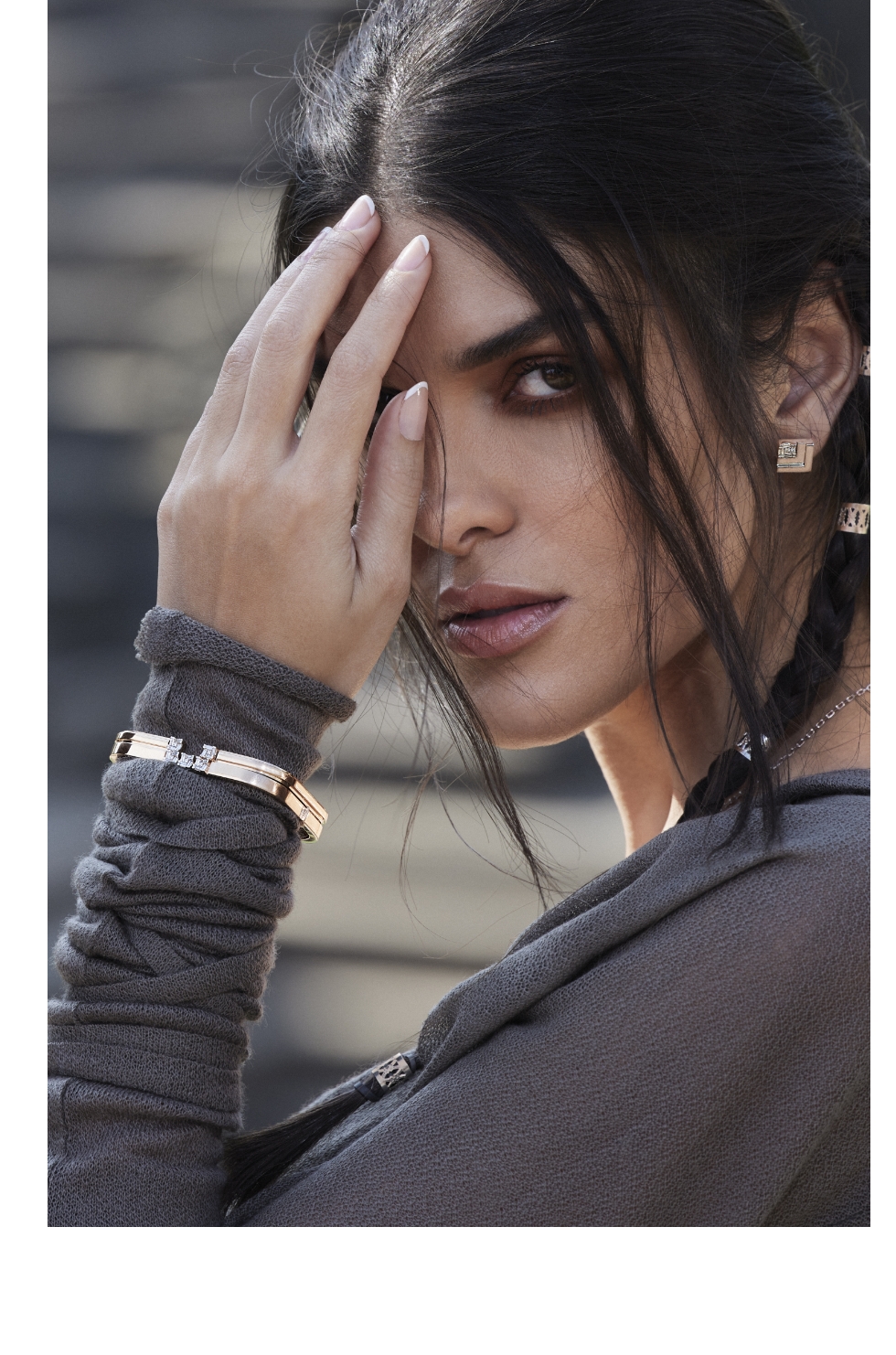 Samave by Zoya diamond jewellery styled in an architectural setting
